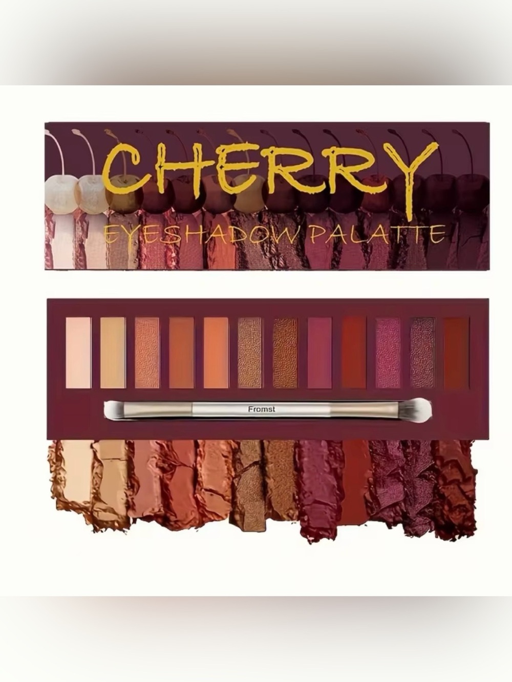 Cherry Eyeshadow Palette - Rich Cherry Tones